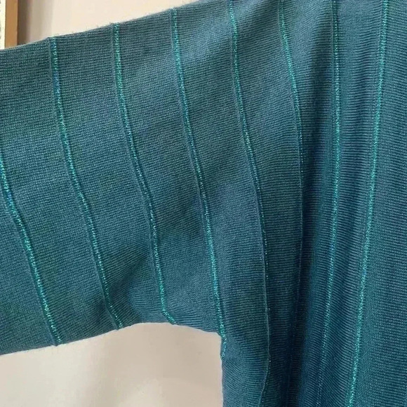 ❤️CLEARANCE❤️ [6]Nanette  Lepore Green Turtleneck Merino Wool Blend Sweater - Picture 4 of 8